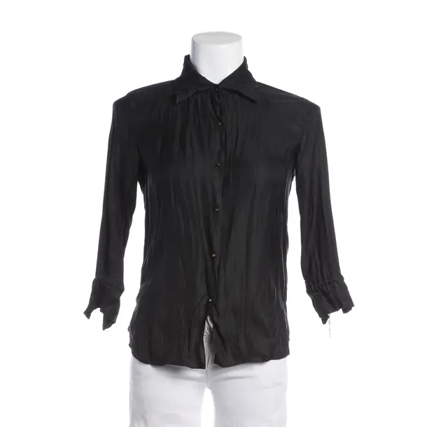 Blouse, in Black, Viscose, Roberto Cavalli