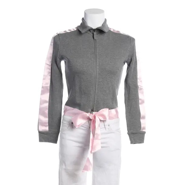 Sweatjacke, in Grau, Baumwolle, Red Valentino