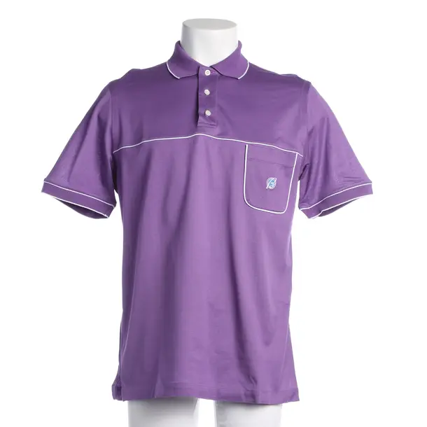 Poloshirt, in Lila, Baumwolle, Brioni