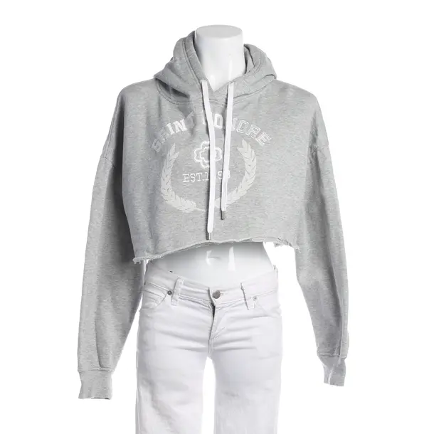 Hoodie, in Light Gray, Cotton, Sandro