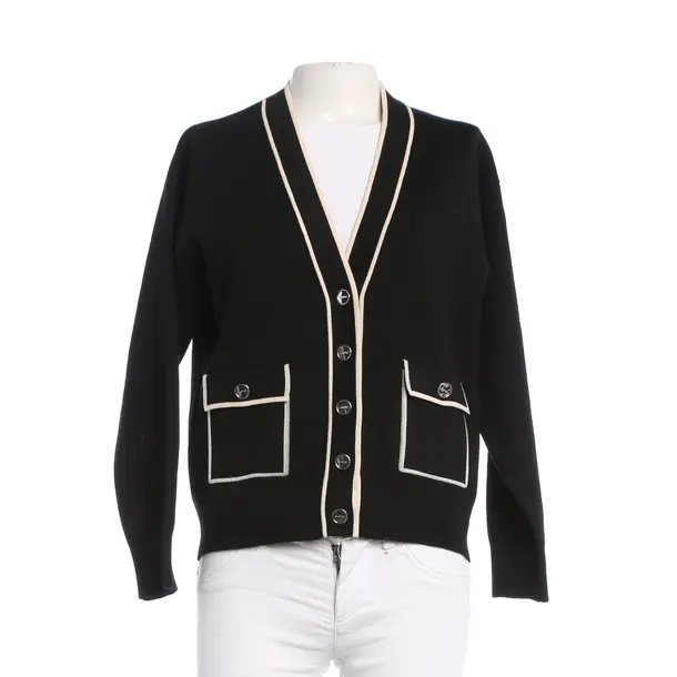 Cardigan, in Black, Viscose, Sandro