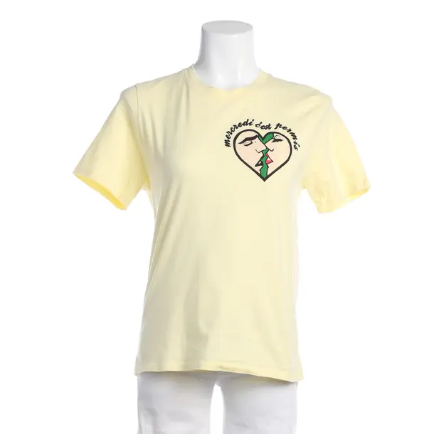Shirt, in Yellow, Cotton, Maje