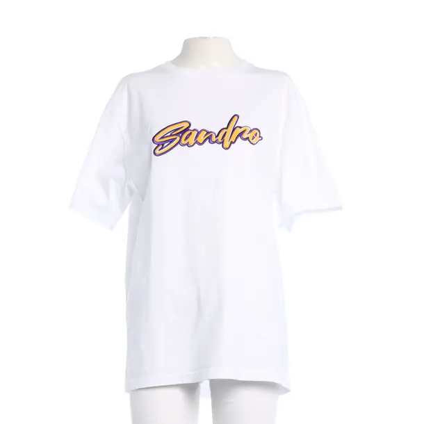 Shirt, in White, Cotton, Sandro