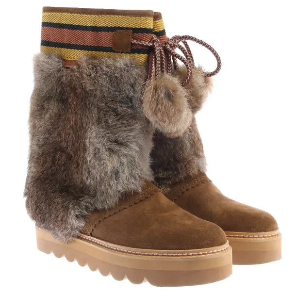 Ankle Boots, in Brown, See by Chloé