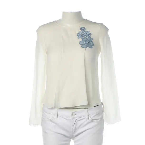 Bluse, in Beige, Seide, Emporio Armani