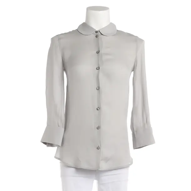 Bluse, in Hellgrau, Seide, Emporio Armani