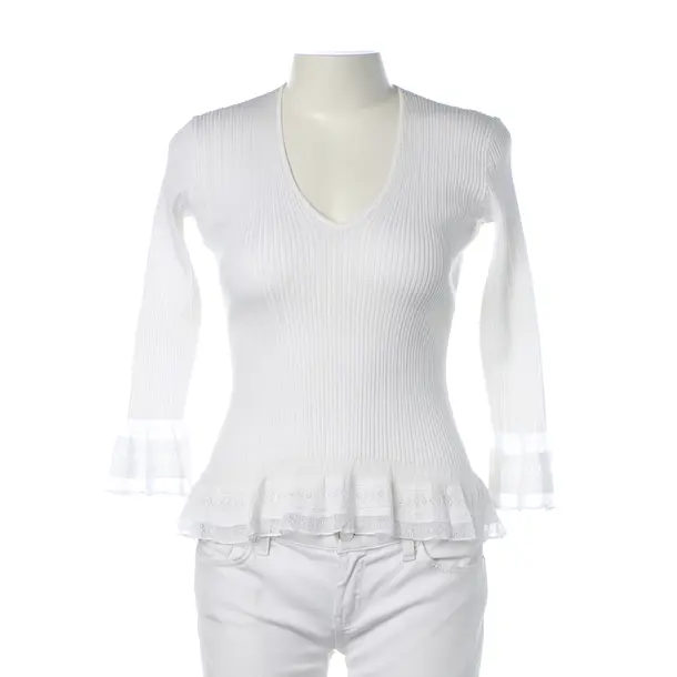 Manica lunga, in Bianco, Cotone, Ralph Lauren Etichetta Nera