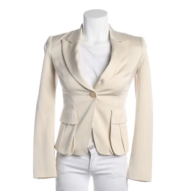 Blazer, in Crema, Viscosa, Emporio Armani