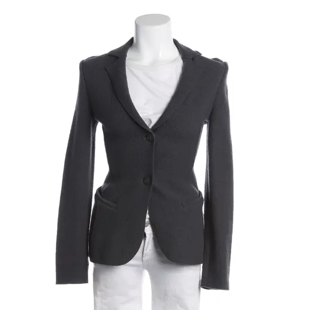 Blazer, in Gray, Wool, Emporio Armani
