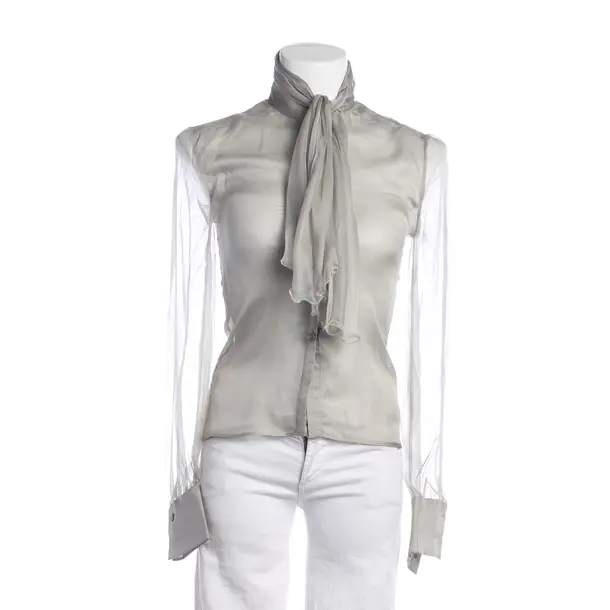 Blouse, in Light Gray, Polyester, Valentino
