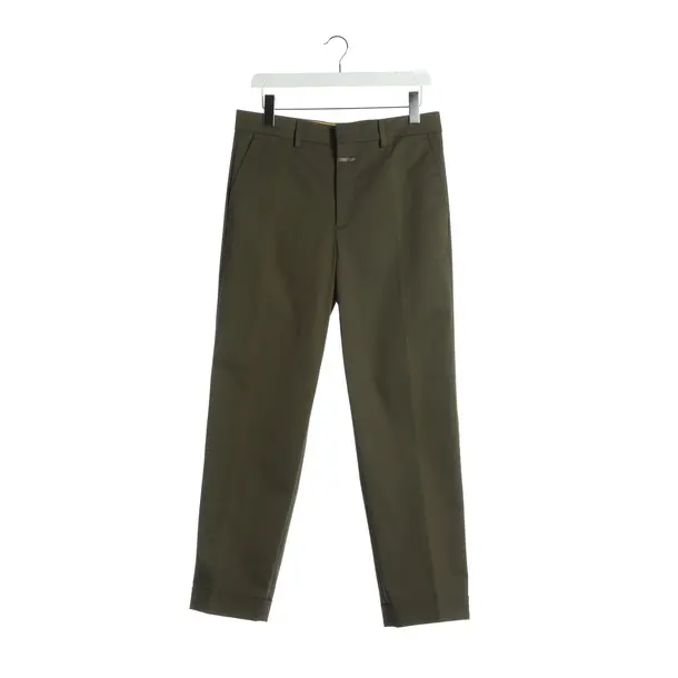 Pants, in Olive Green, Cotton, Closed