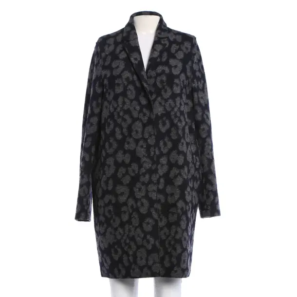 Mid-Season Coat, in Black, Wool, Harris Wharf London