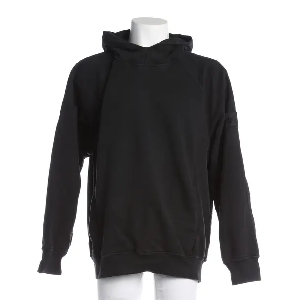 Felpa con cappuccio, in Nero, Cotone, Isola di pietra