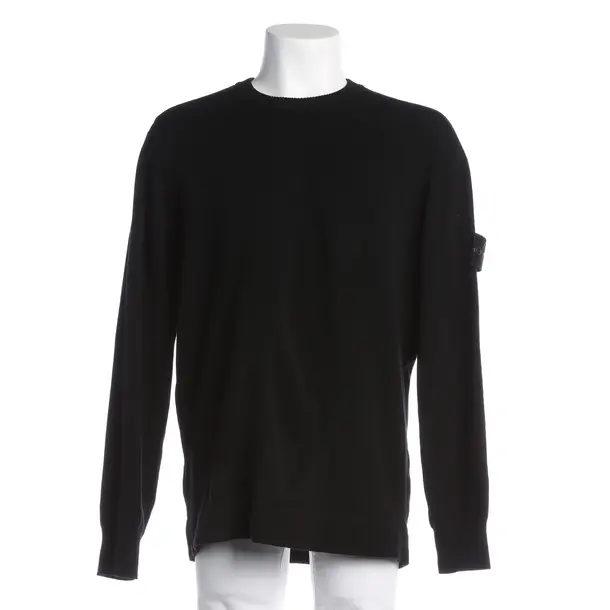 Pullover, in Schwarz, Baumwolle, Stone Island