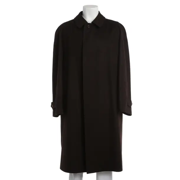 Overcoat, in Dark Brown, Wool, Schneiders