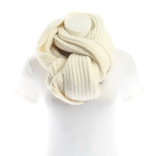 Sciarpa, in Beige, Lana, Chiuso