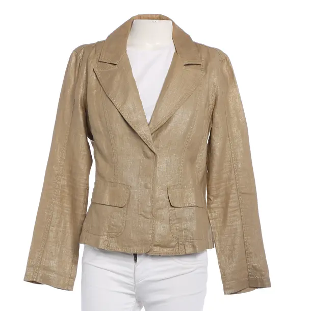 Blazer, in Light Brown, Linen, Marc Cain