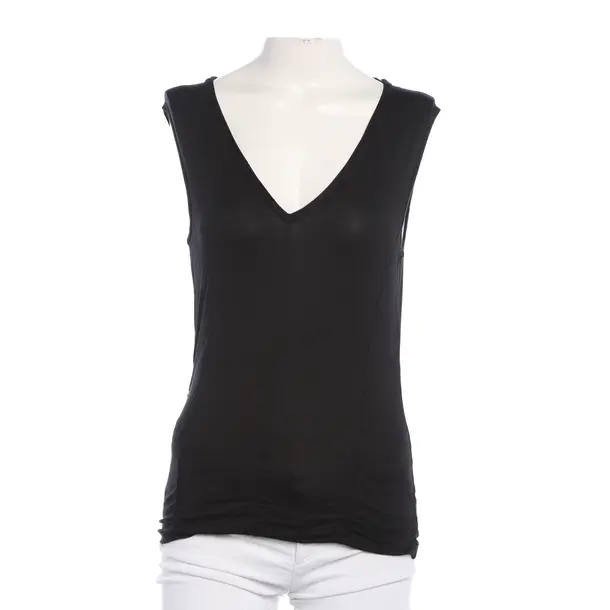 Top, in Black, Viscose, Marc Cain