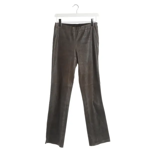 Pants, in Brown, Leather, Marc Cain