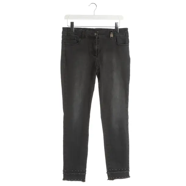 Jeans Skinny, in Dunkelgrau, Baumwolle, Sportalm