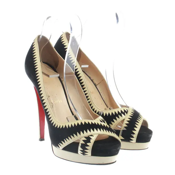 Peeptoes, in Nero, Christian Louboutin