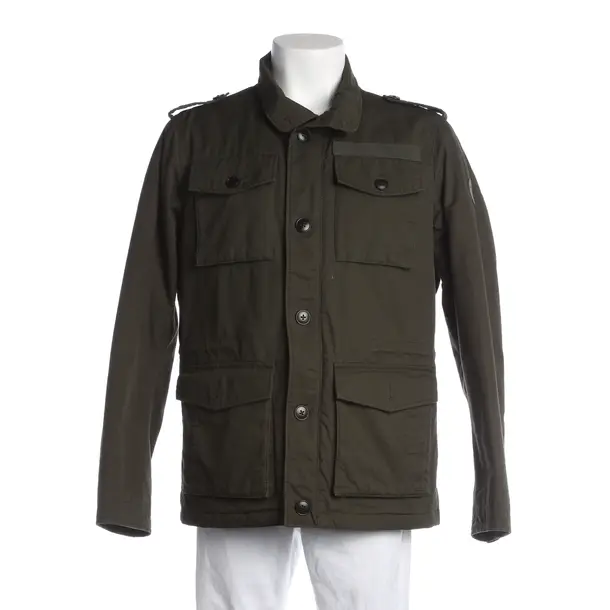 Mid-Season Jacket, in Dark Green, Cotton, Marc O'Polo