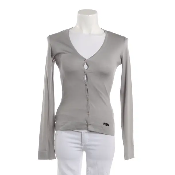 Strickjacke, in Grau, Wolle, Dior