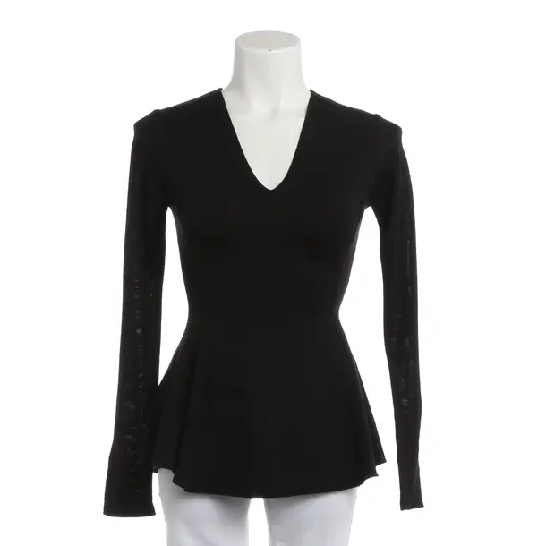 Longsleeve, in Schwarz, Baumwolle, Strenesse