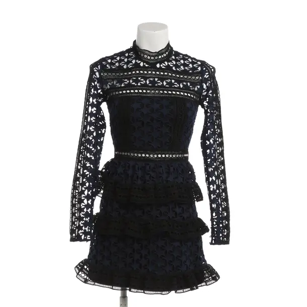 Cocktailkleid, in Navy, Polyester, self-portrait