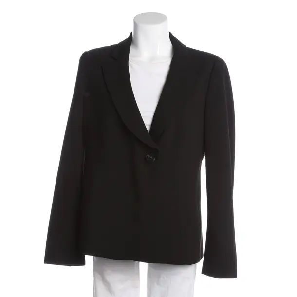 Blazer, in Black, Wool, Emporio Armani