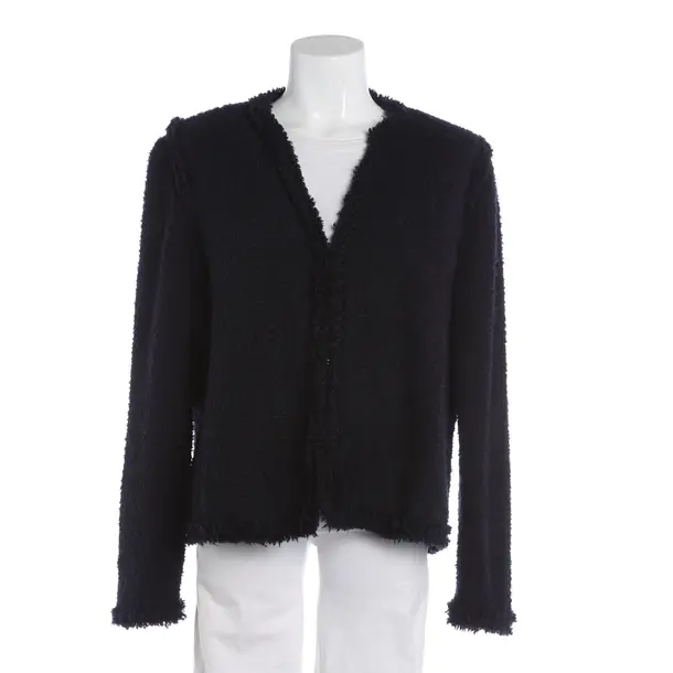 Cardigan, in Navy, Wool, Marc Cain