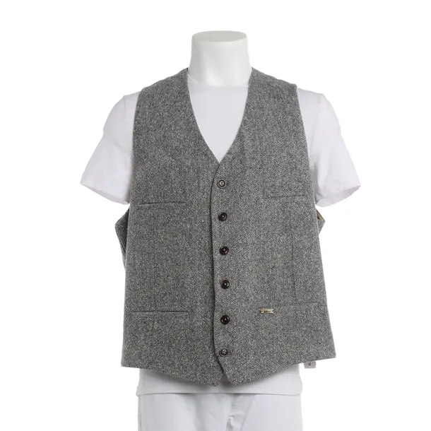 Weste, in Grau, Wolle, Luis Trenker