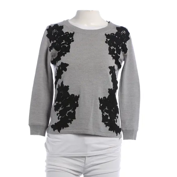 Pullover, in Hellgrau, Wolle, Diane von Furstenberg