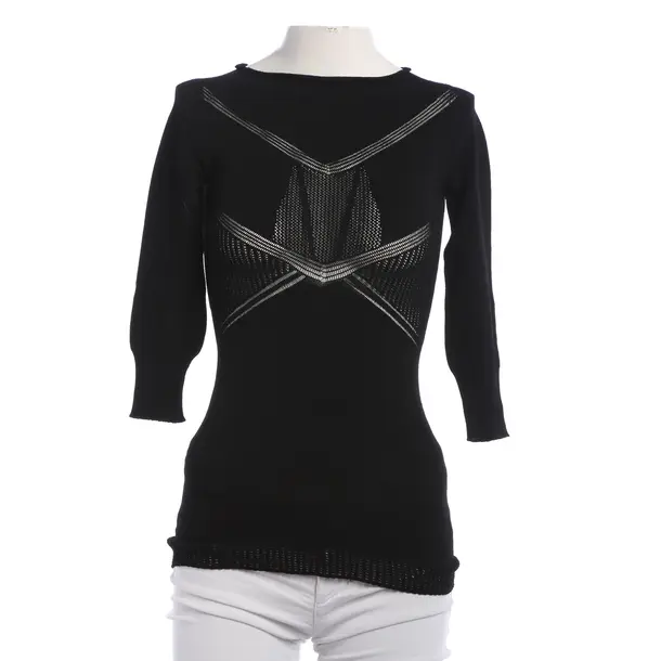 Longsleeve, in Schwarz, Polyester, Versace