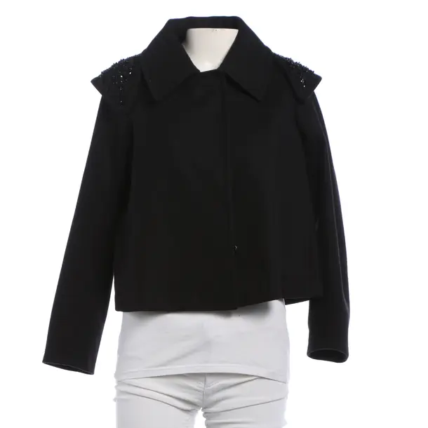 Mid-Season Jacket, in Black, Wool, Max Mara