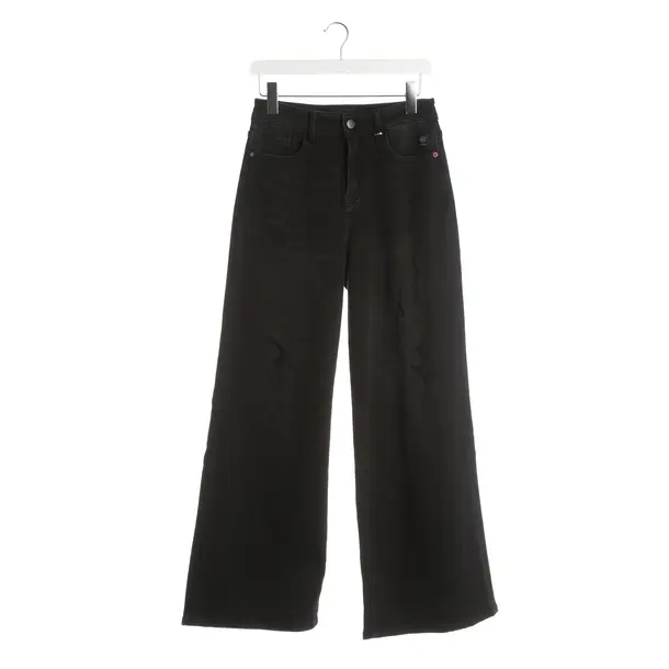 Jeans Straight Fit, in Schwarz, Baumwolle, Elias Rumelis