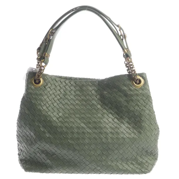 Borsa a cinture a tracolla, in Verde oliva, Pelle, Bottega Veneta