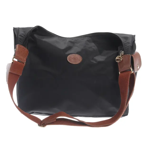 Shoulder Bag, in Black, Polyester, Longchamp