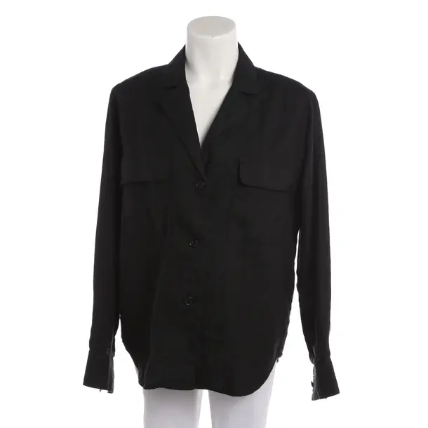 Bluse, in Schwarz, Leinen, Marc O'Polo