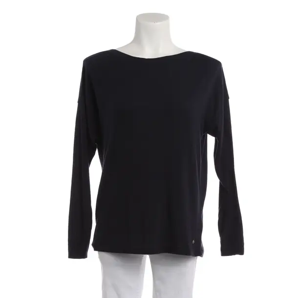 Long Sleeve Shirt, in Navy, Cotton, Windsor