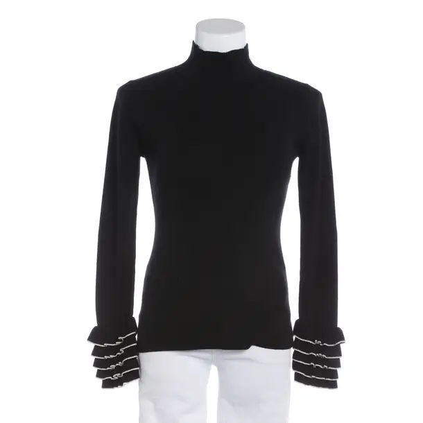 Maglione, in Nero, Viscosa, Steffen Schraut