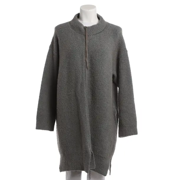 Übergangsmantel, in Grau, Wolle, Fabiana Filippi
