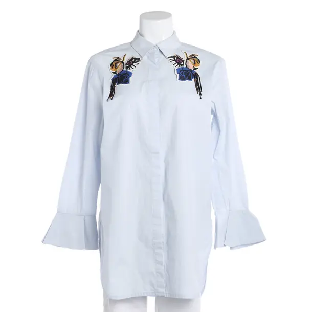 Bluse, in Hellblau, Baumwolle, Dorothee Schumacher