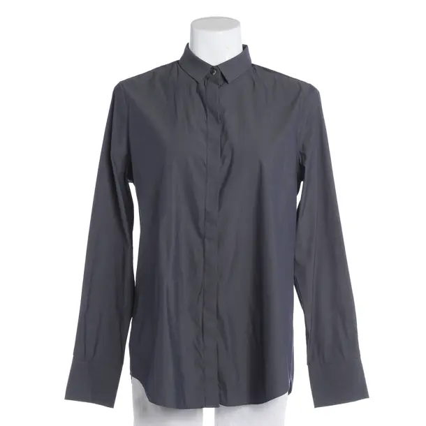 Bluse, in Grau, Baumwolle, Soluzione