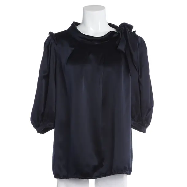 Blouse, in Navy, Polyester, Max Mara