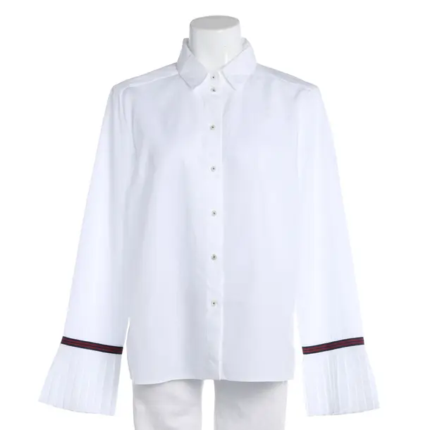 Blouse, in White, Cotton, Van Laack