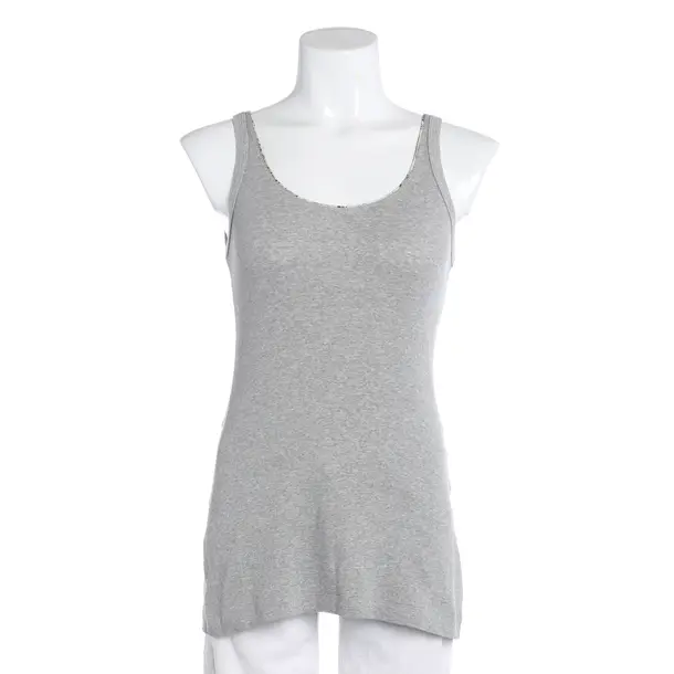 Top, in Hellgrau, Baumwolle, Marc Cain Sports