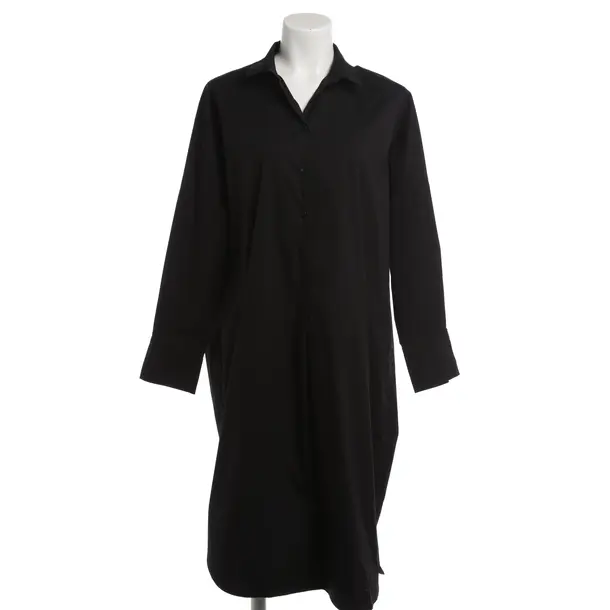 Dress, in Black, Cotton, Riani