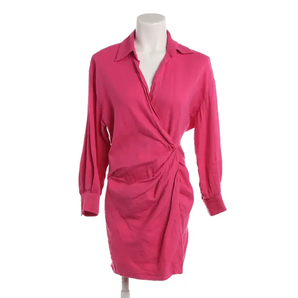 Dress, in Raspberry, Linen, Maje