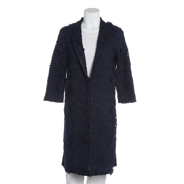 Mid-Season Coat, in Blue, Polyester, Steffen Schraut